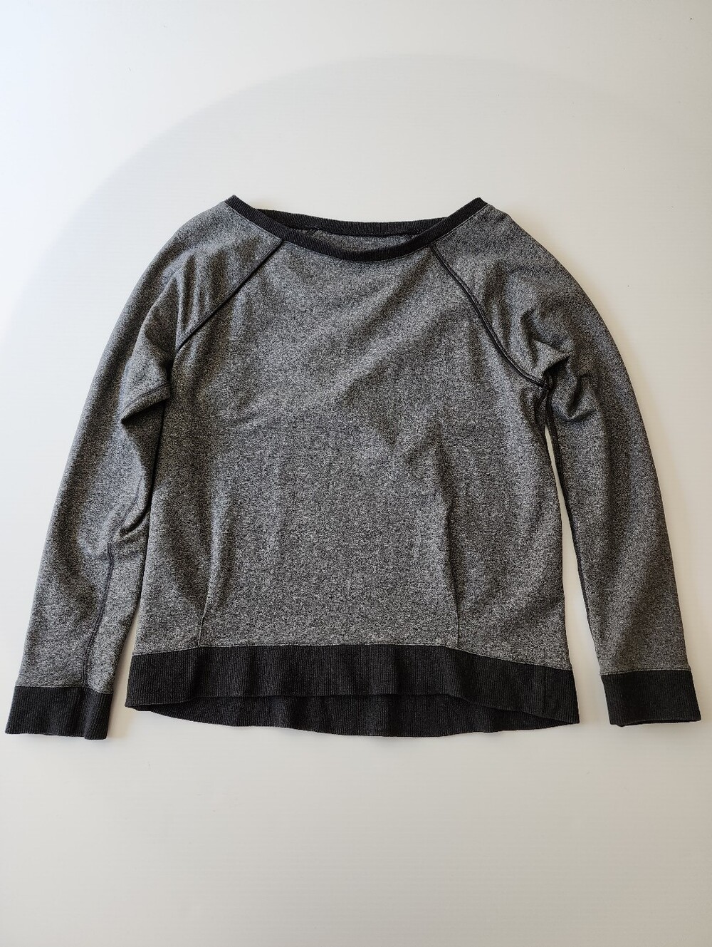 Lululemon Crew Love Pullover Heathered Grey Size 6